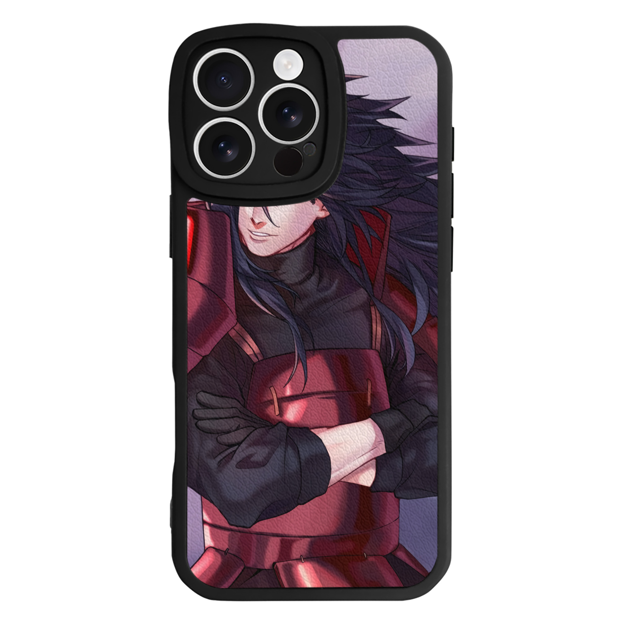 （画像用） NARUTO -ナルト- NARUTO -ナルト- 疾風伝 【iPhone 16シリーズ対応】シリコンスマホケース（レザー調） 材質：シリコン